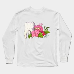 wisdom tooth pink Long Sleeve T-Shirt